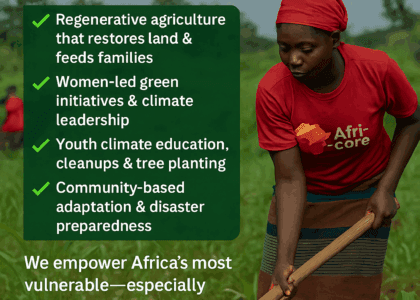 Afri-core | Leading Environmental Sustainability and Climate Action in Africa